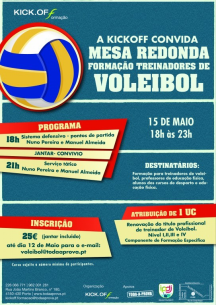 Formao de Treinadores de Voleibol em Mesa Redonda